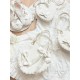 Sheep Puff Cookie Heart Matte Edition Bags(Reservation/5 Colours/3 Sizes/Full Payment Without Shipping)